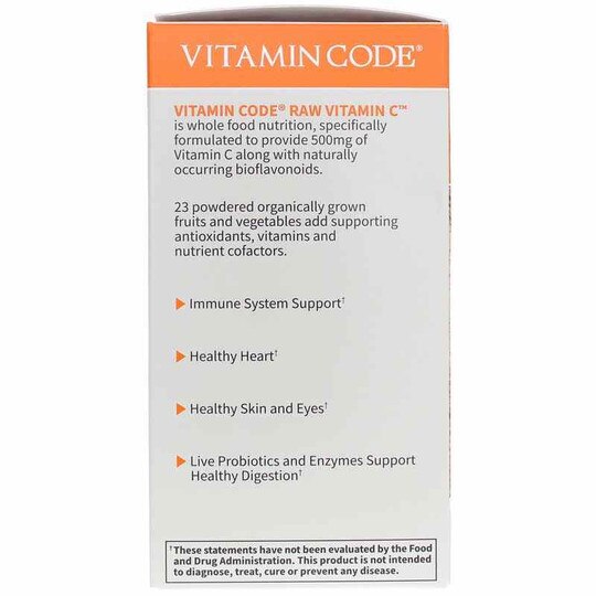 Vitamin Code Raw Vitamin C 500 Mg, GOL